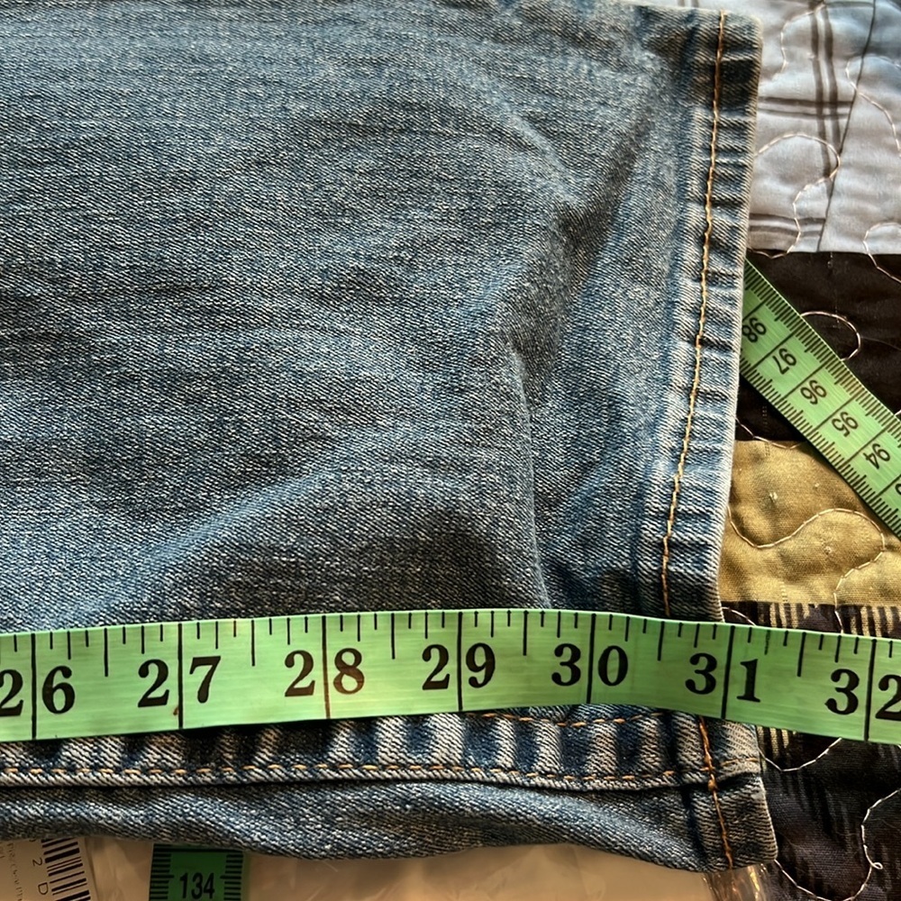 True Religion Ricky Straight Zip Fly Jeans Size 32 - Picture 10 of 10
